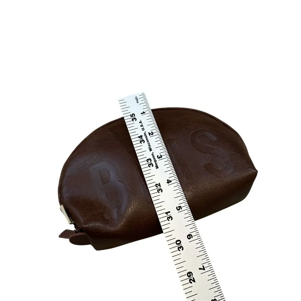 BEIS The Cosmetic Pouch Size Small in Maple Brown